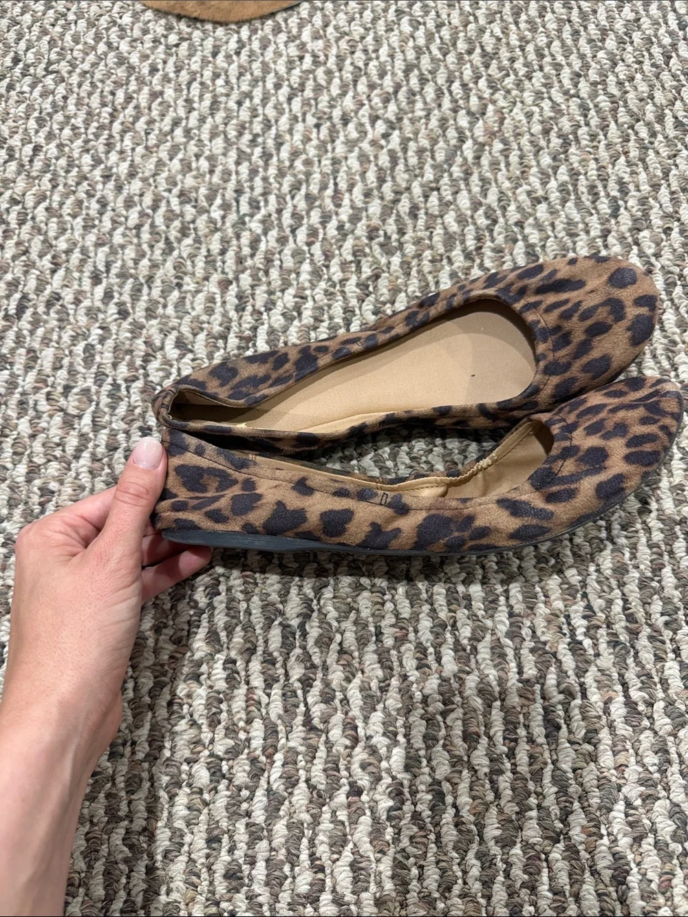Mossimo Supply Co. Leopard Print Ballet Flats - Brown/Black